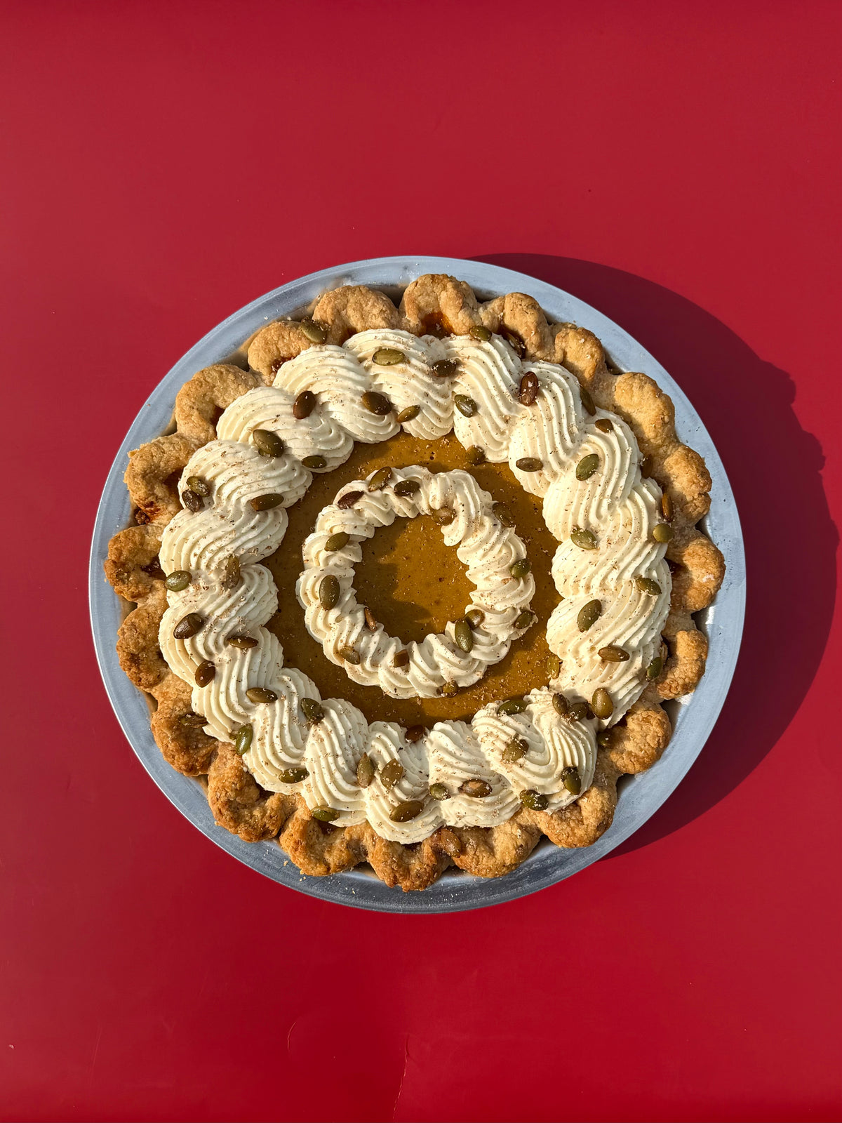 Tahini Pumpkin Pie