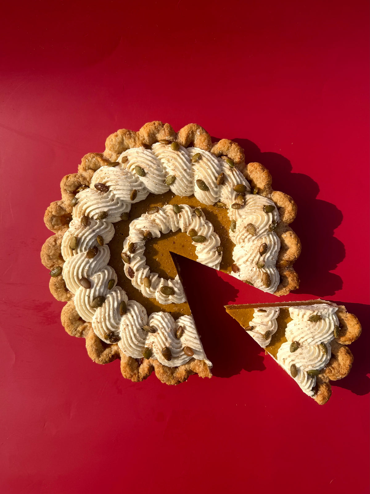 Tahini Pumpkin Pie