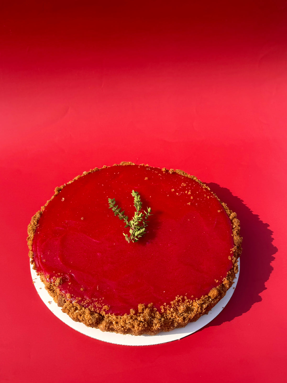 Cranberry Gingersnap Tart