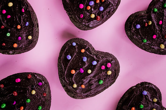 Cosmic Brownie Hearts (Gluten-Free*)