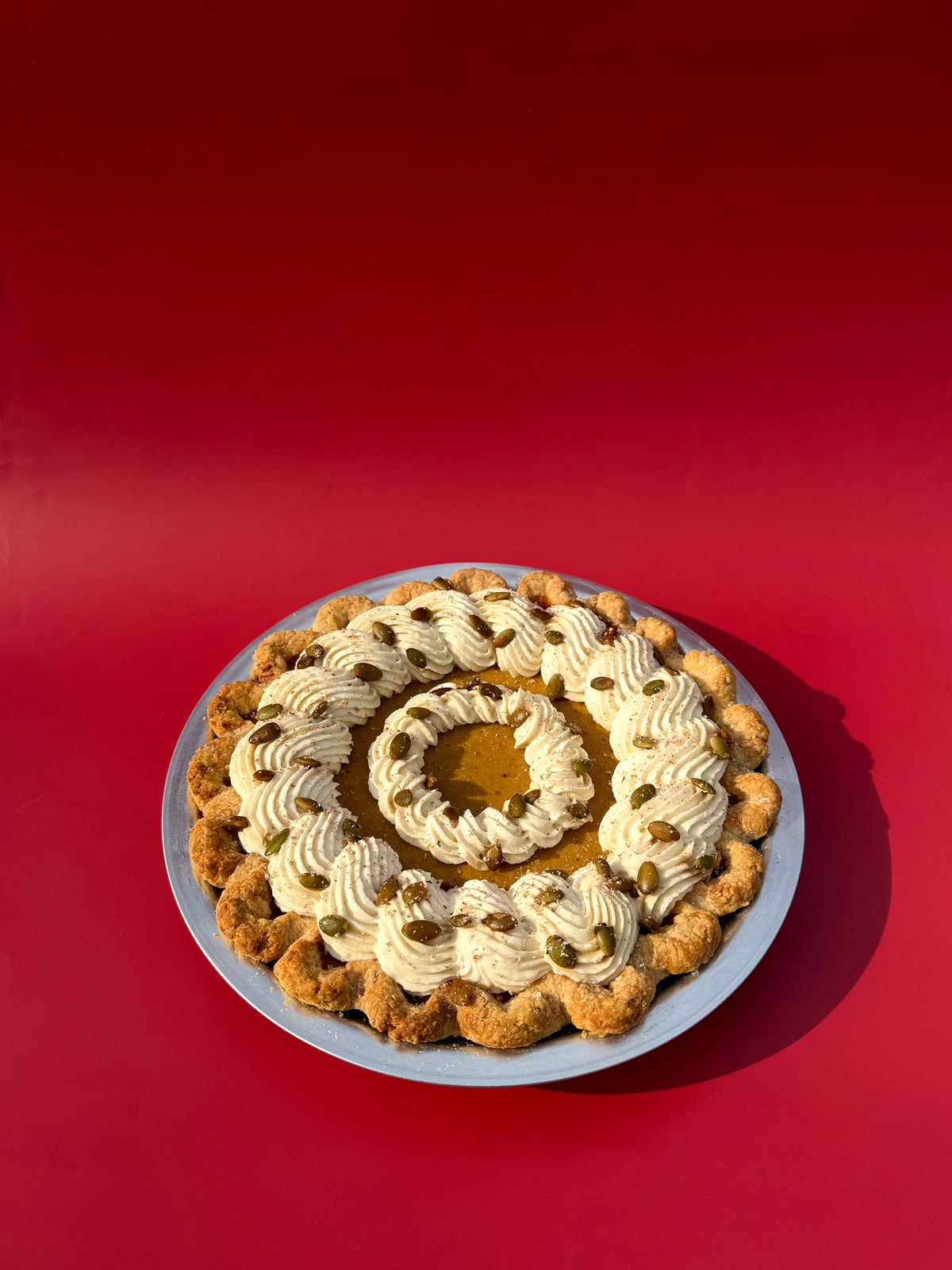 Tahini Pumpkin Pie