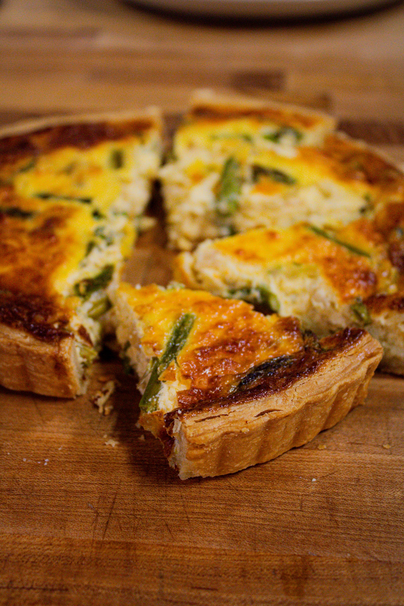 Asparagus & Swiss Quiche