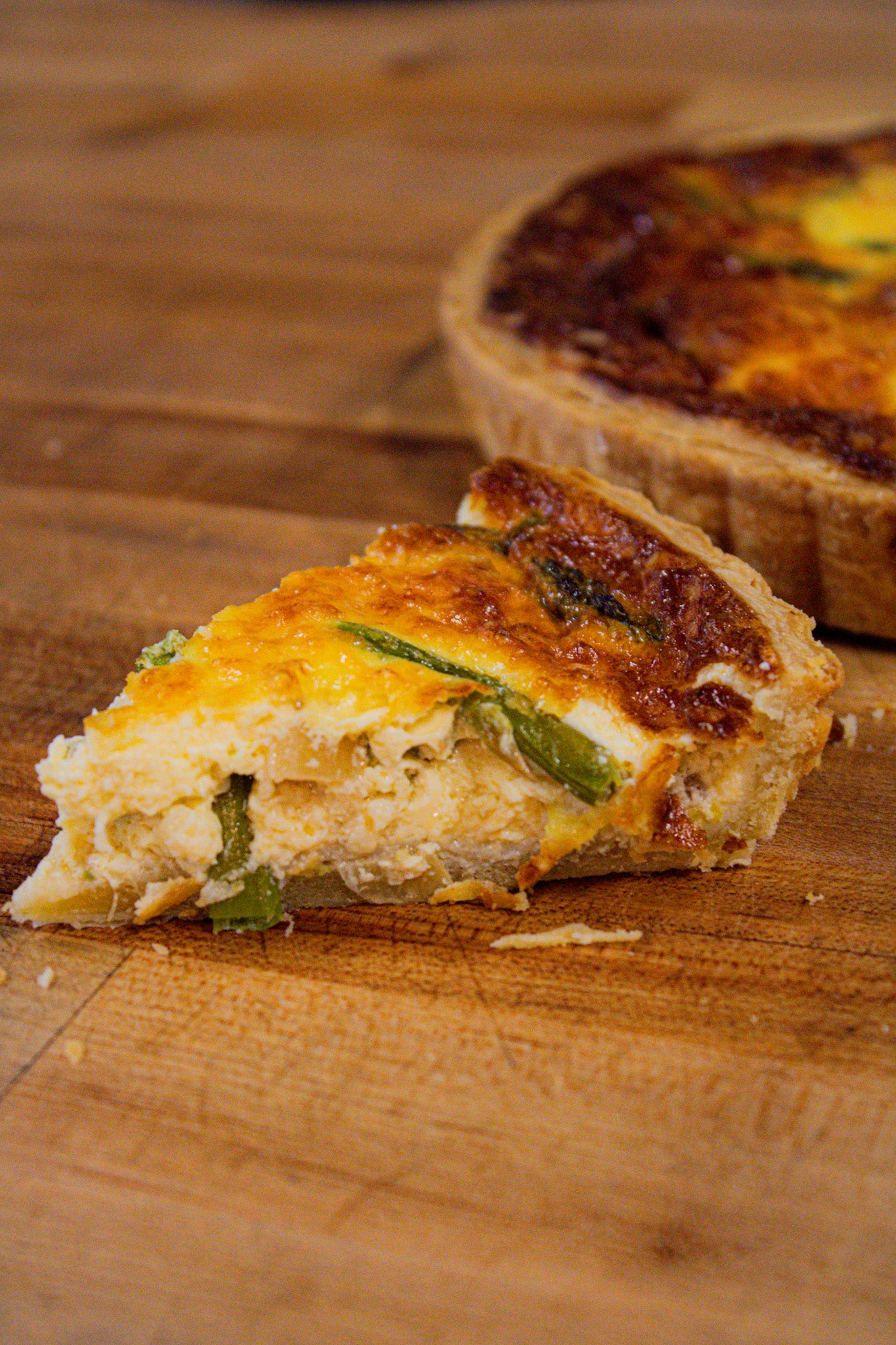 Asparagus & Swiss Quiche